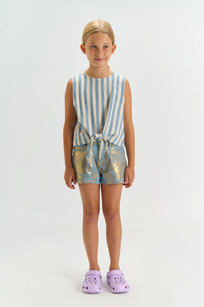The New | Top | Forever Blue Striped