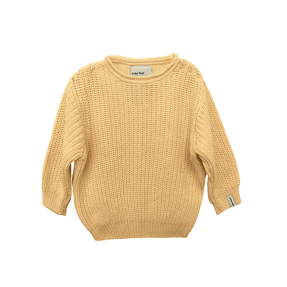 Atelier Nomi | Pullover Stockholm | Soft Yellow