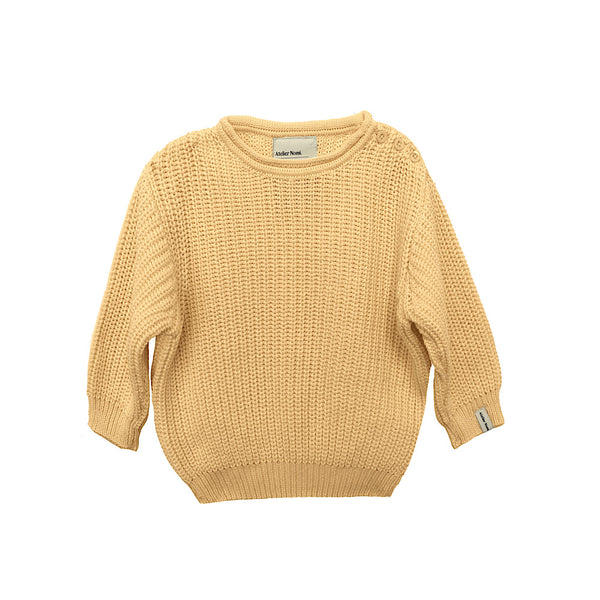 Atelier Nomi | Pullover Stockholm | Soft Yellow