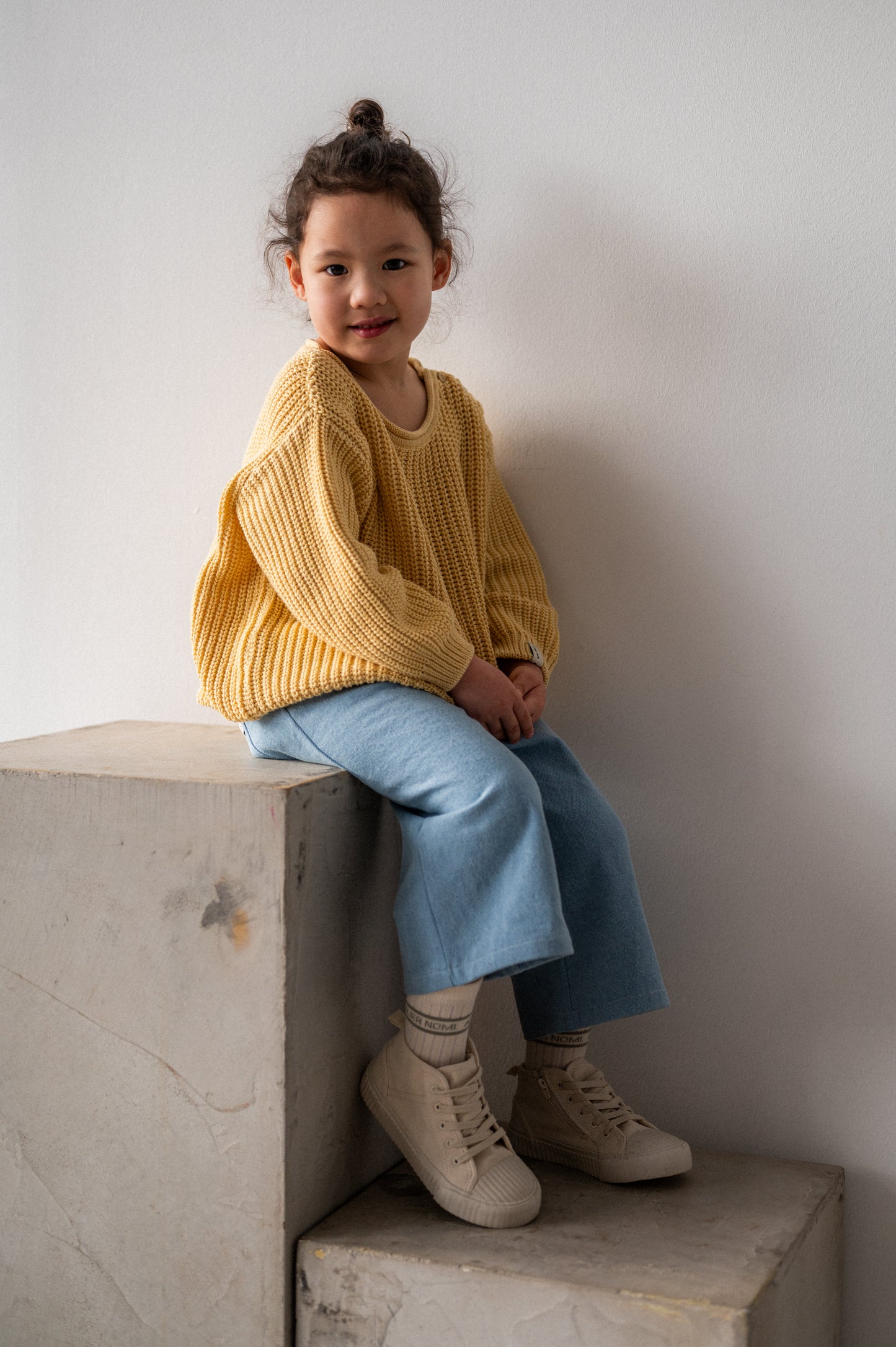 Atelier Nomi | Pullover Stockholm | Soft Yellow