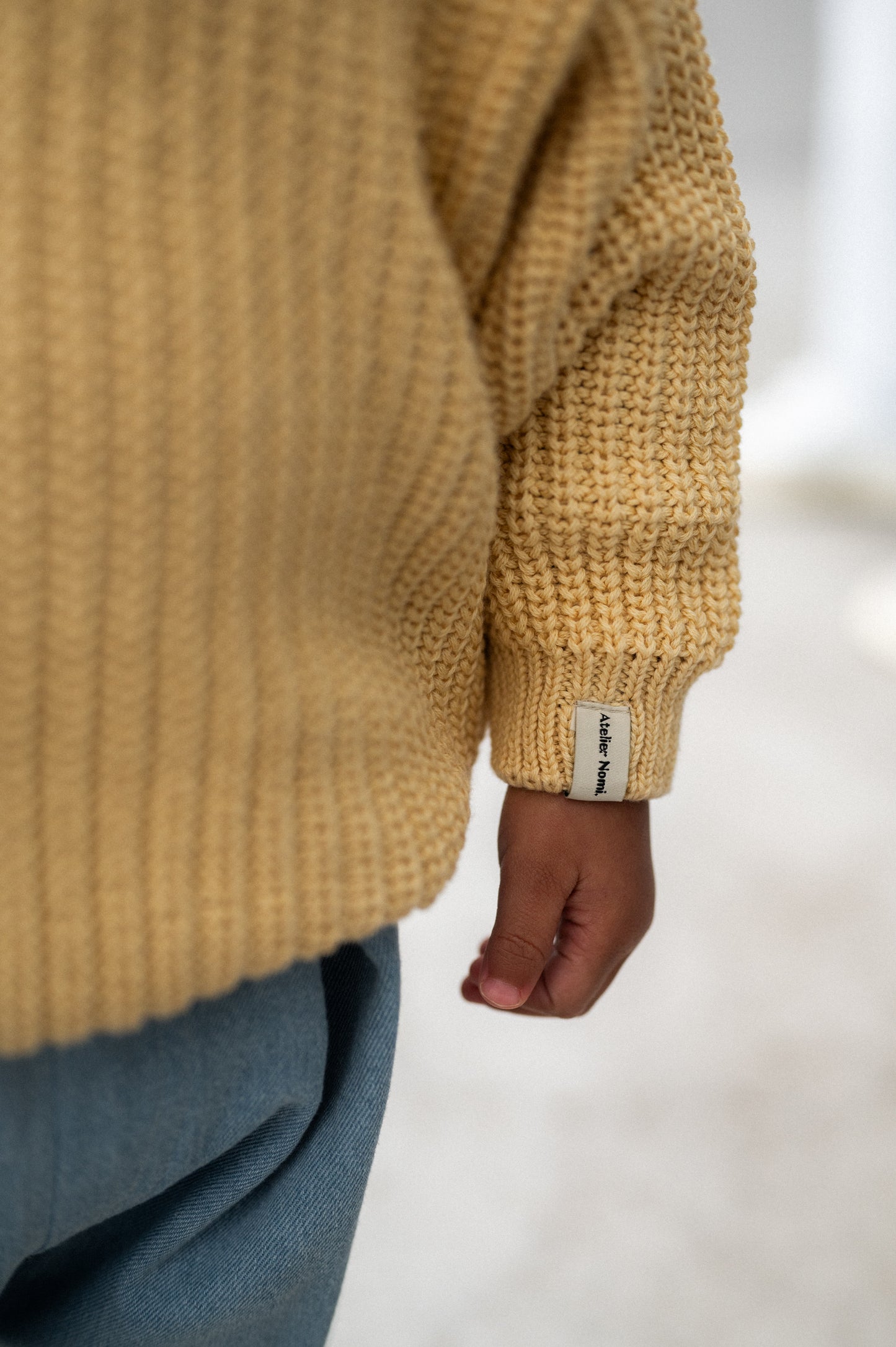 Atelier Nomi | Pullover Stockholm | Soft Yellow