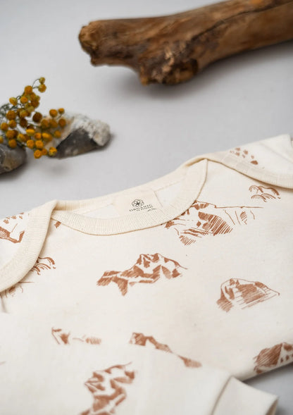 Organic by Feldman | Baby Long Sleeve Bodysuit | Healing Mountains
