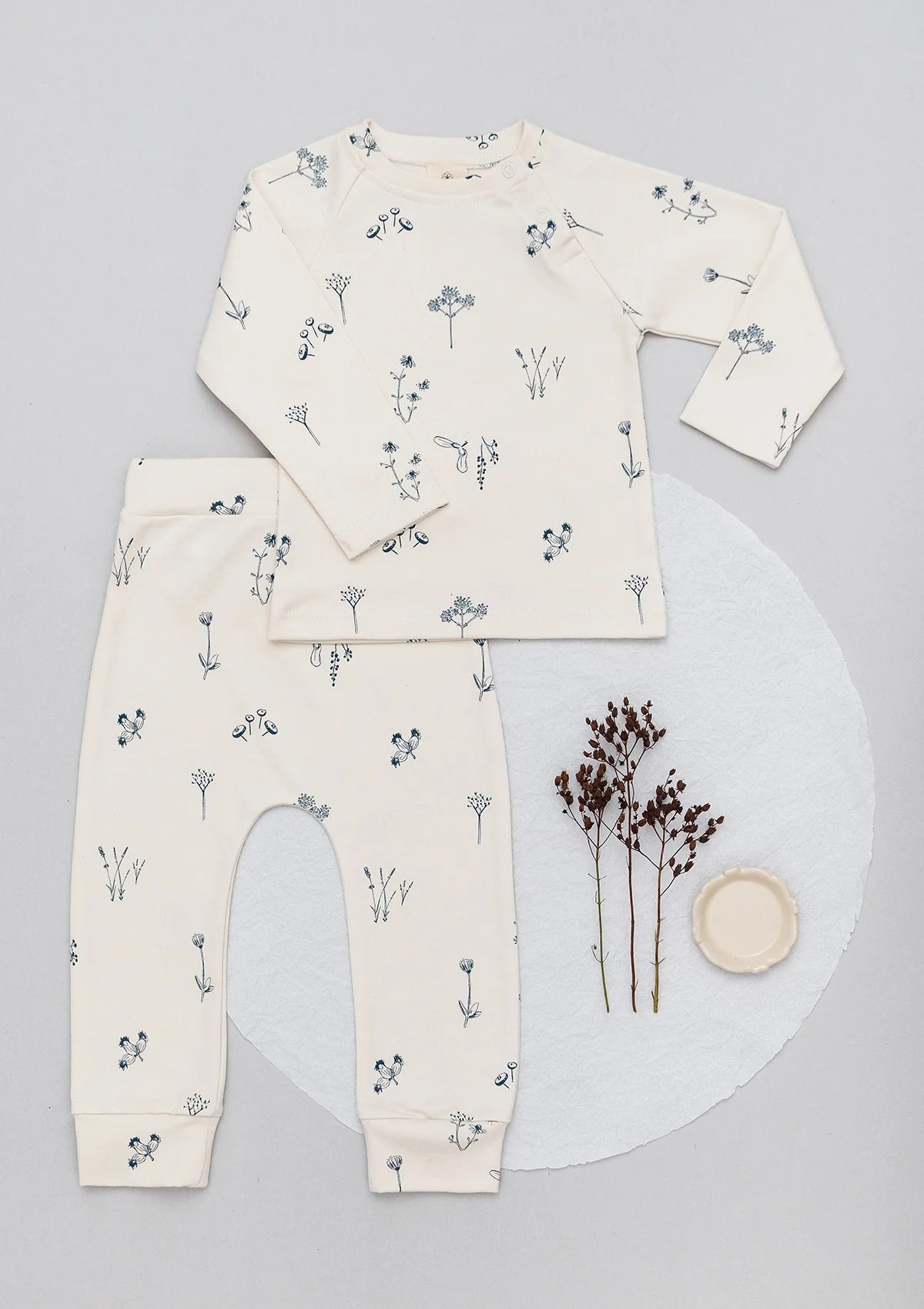 Organic by Feldman | Long-Sleeve Shirt | Plants Delight
