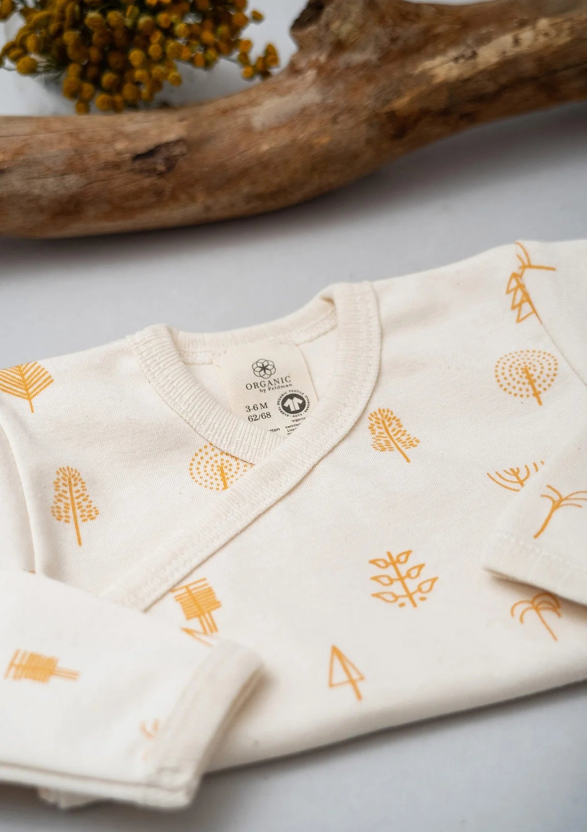 Organic by Feldman | Wrap Body Long Sleeve | Protective Forest