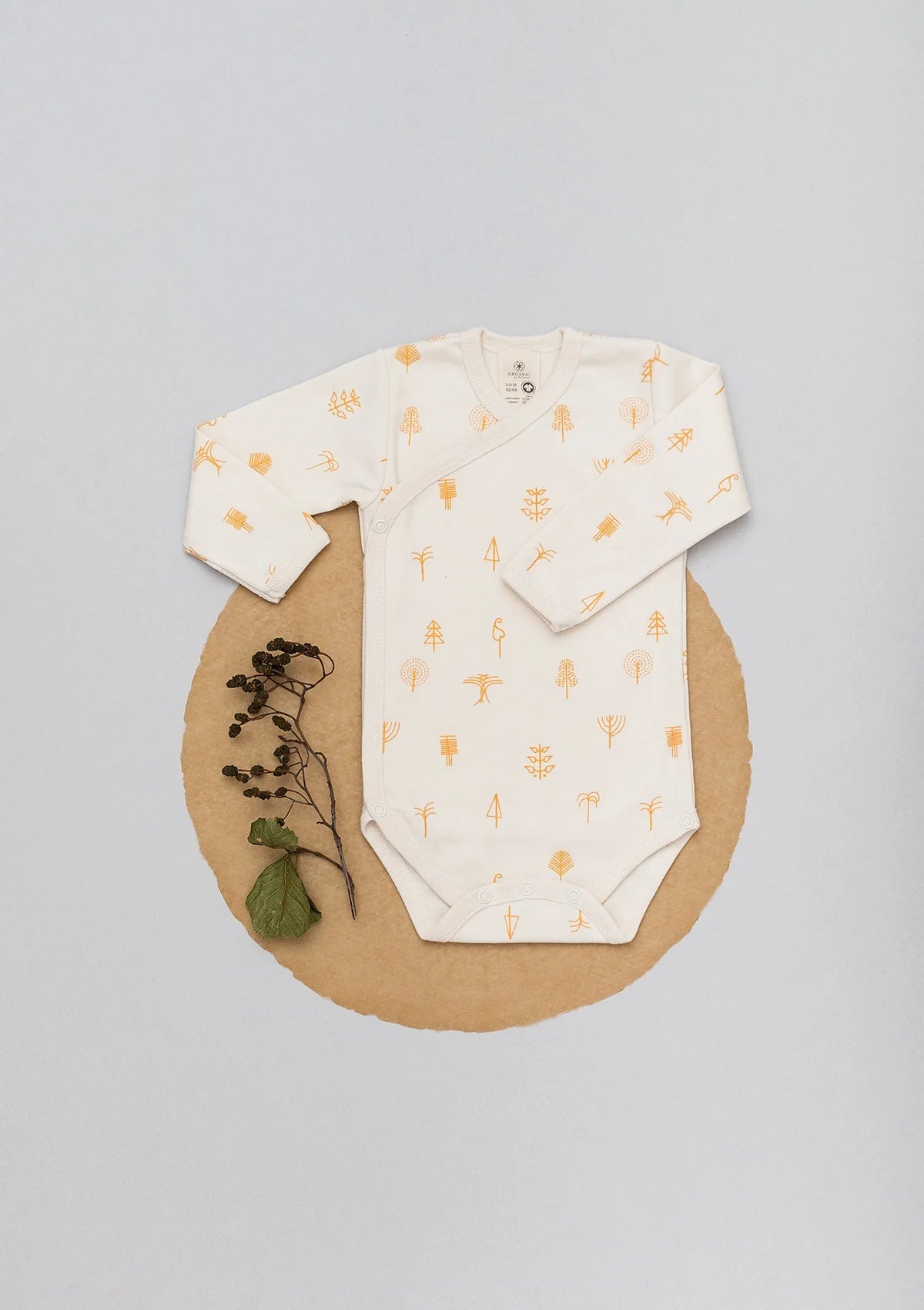 Organic by Feldman | Wrap Body Long Sleeve | Protective Forest