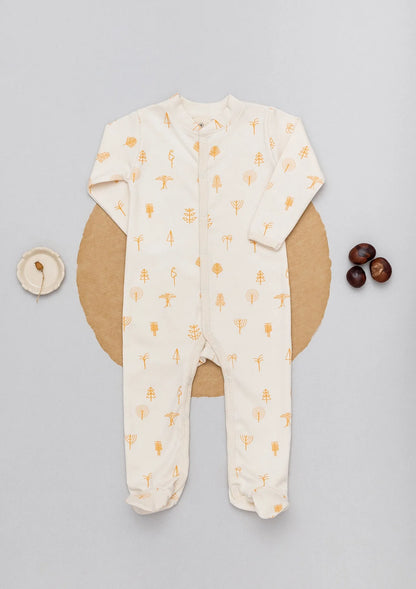 Organic by Feldman | Sleep Suit Long Sleeve | Protective Forest