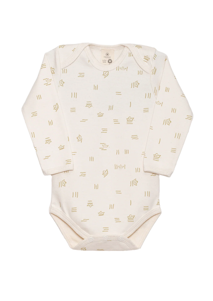 Organic by Feldman | Long-Sleeve Baby Bodysuit | Water of Life