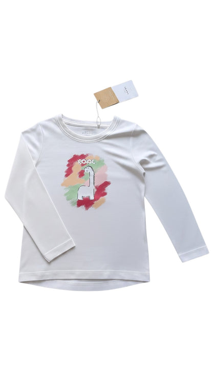 NAME IT | T-Shirt Langarm | Weiß