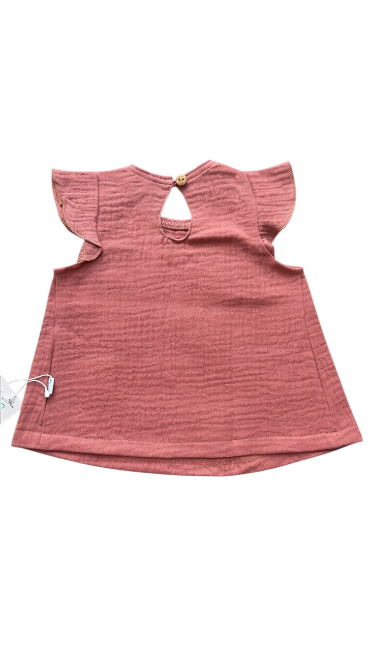 Popolini | Top Muslin | Raspberry